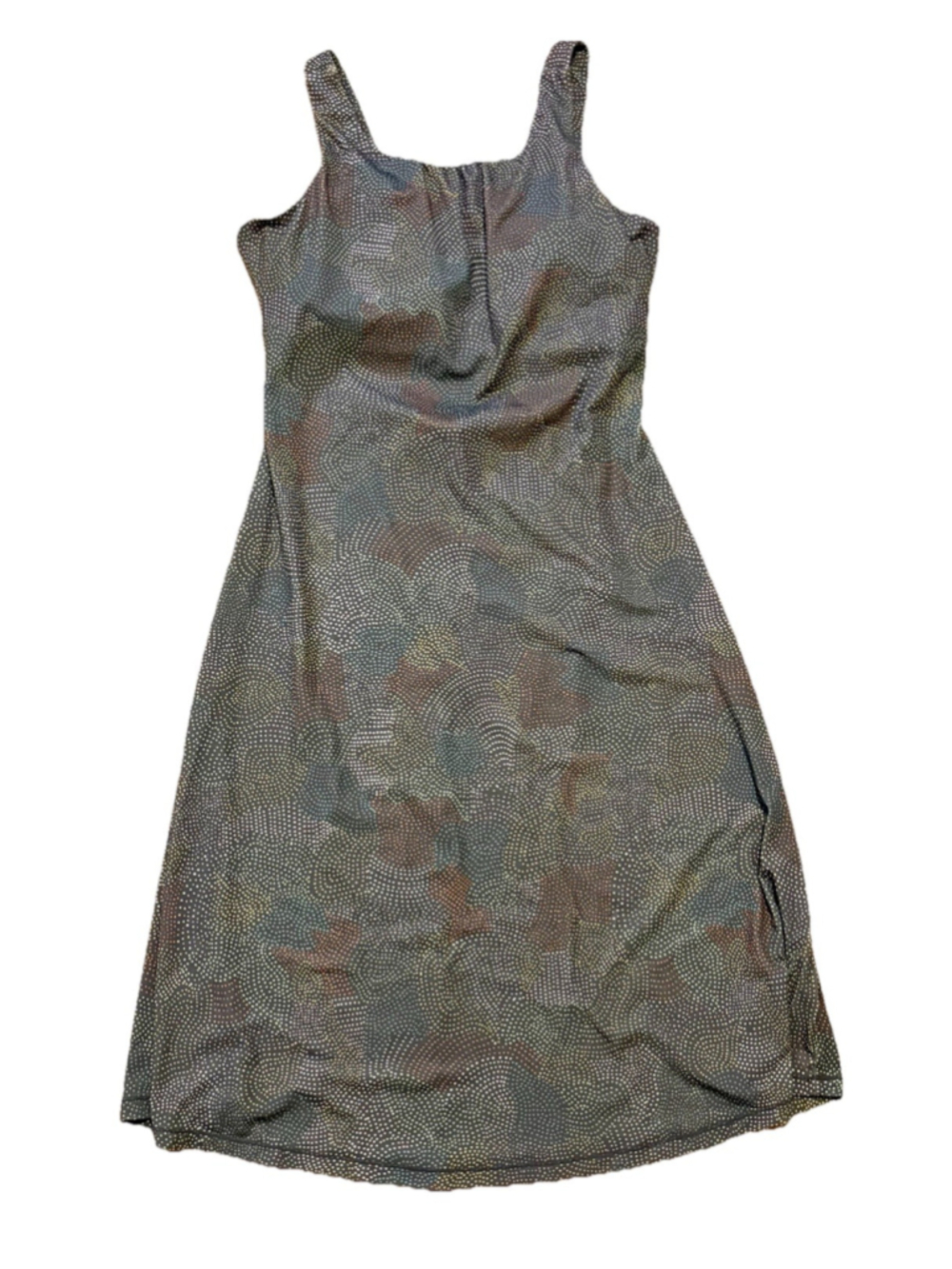 prAna Yoga Dress Small Built In Bra Athleisure Cool Mom Casual Twist Back